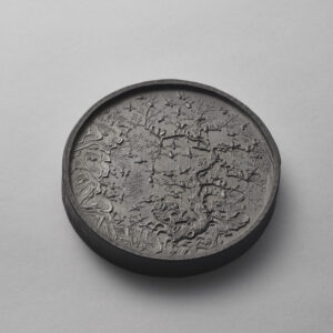 An important dated and inscribed ‘magpie and prunus’ ink cake (Tianqi first year, corresponding to 1621 and of the period)