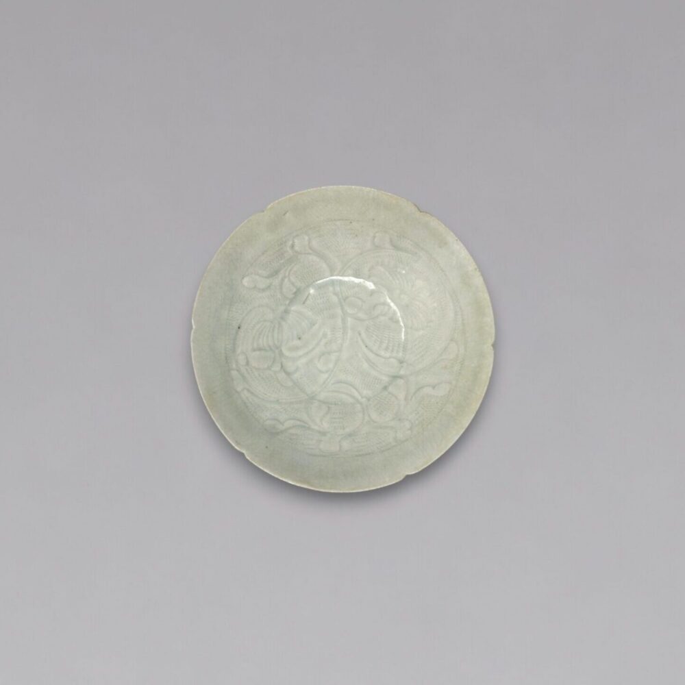 A lobed Qingbai chrysanthemum bowl Southern Song dynasty, 1127-1279