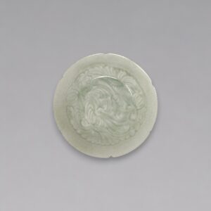 A lobed Qingbai floral dish (Southern Song dynasty, 1127-1279)