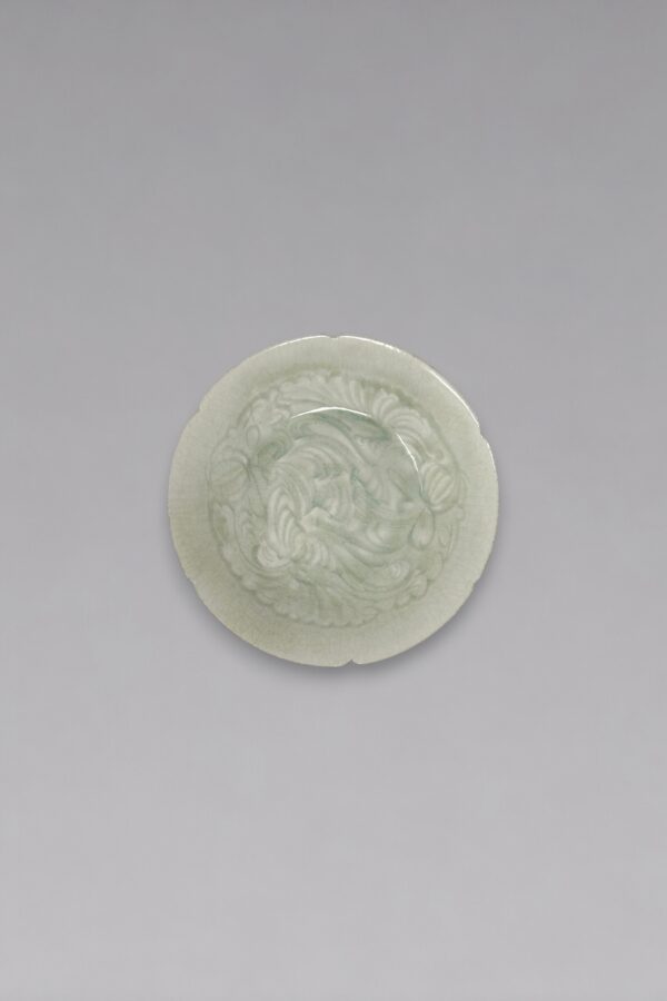 A lobed Qingbai floral dish (Southern Song dynasty, 1127-1279)