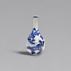 A blue and white ‘han xin’ pear-shaped bottle vase